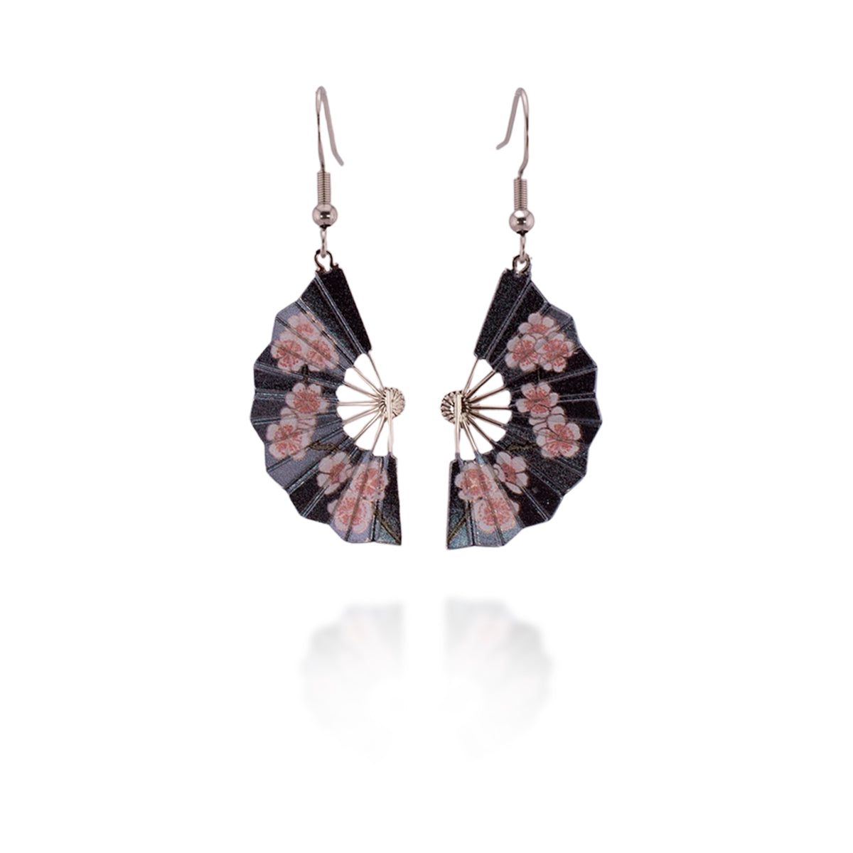 Hiroshige Blossom Fan Earrings