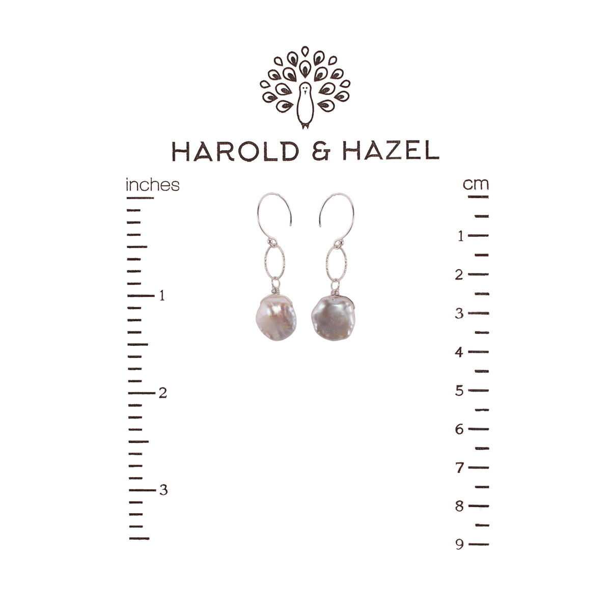 Keshi Pearl Earrings (Sterling Silver)