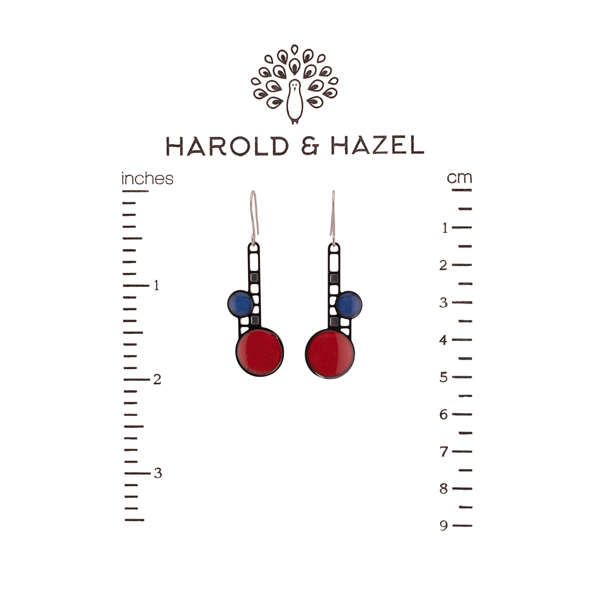 Frank Lloyd Wright Coonley House Window Earrings
