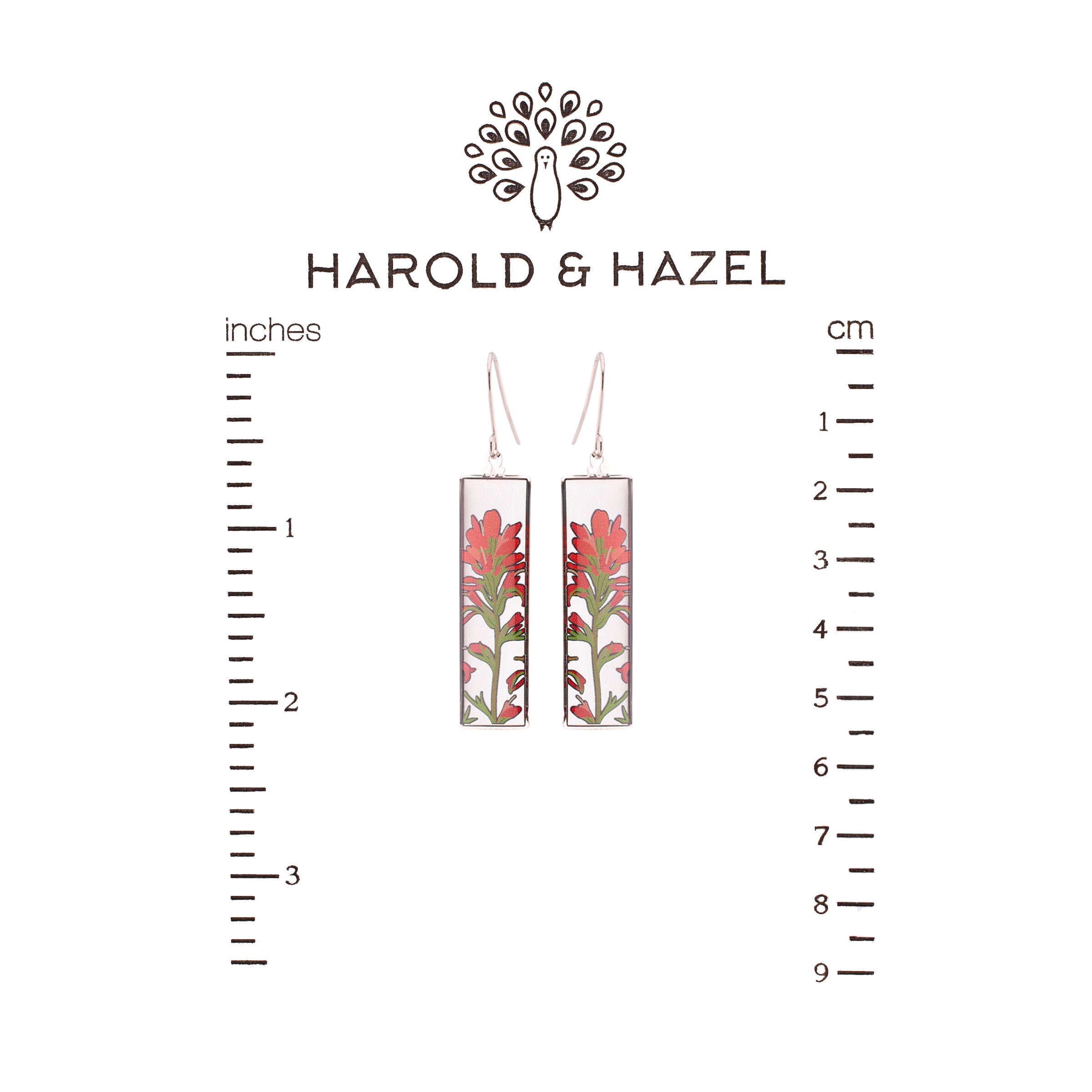Indian Paintbrush Earrings