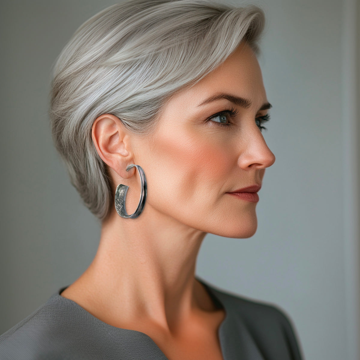 Symmetry Spiral Hoops (Large)
