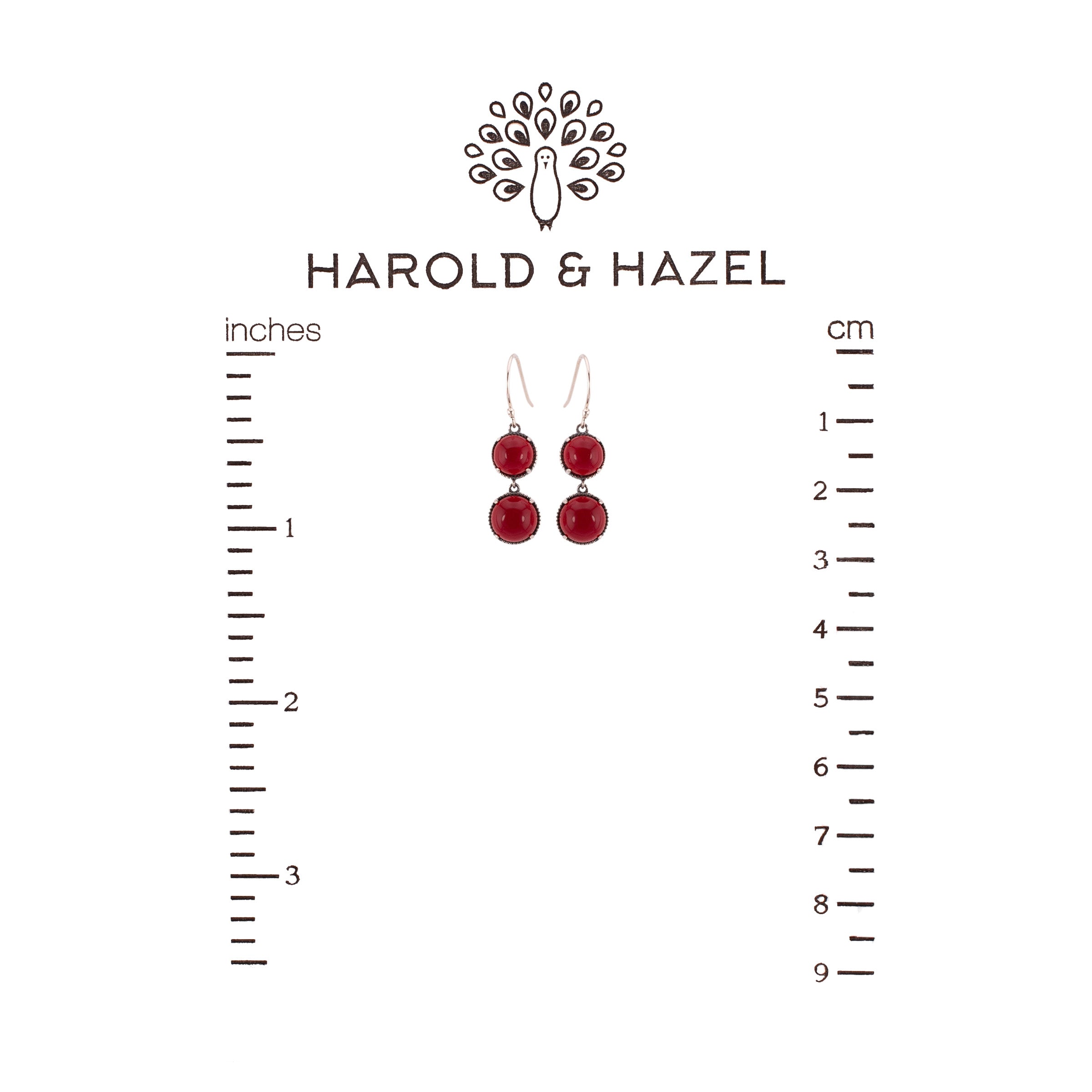 Double Take Earrings (Ruby) ♻️
