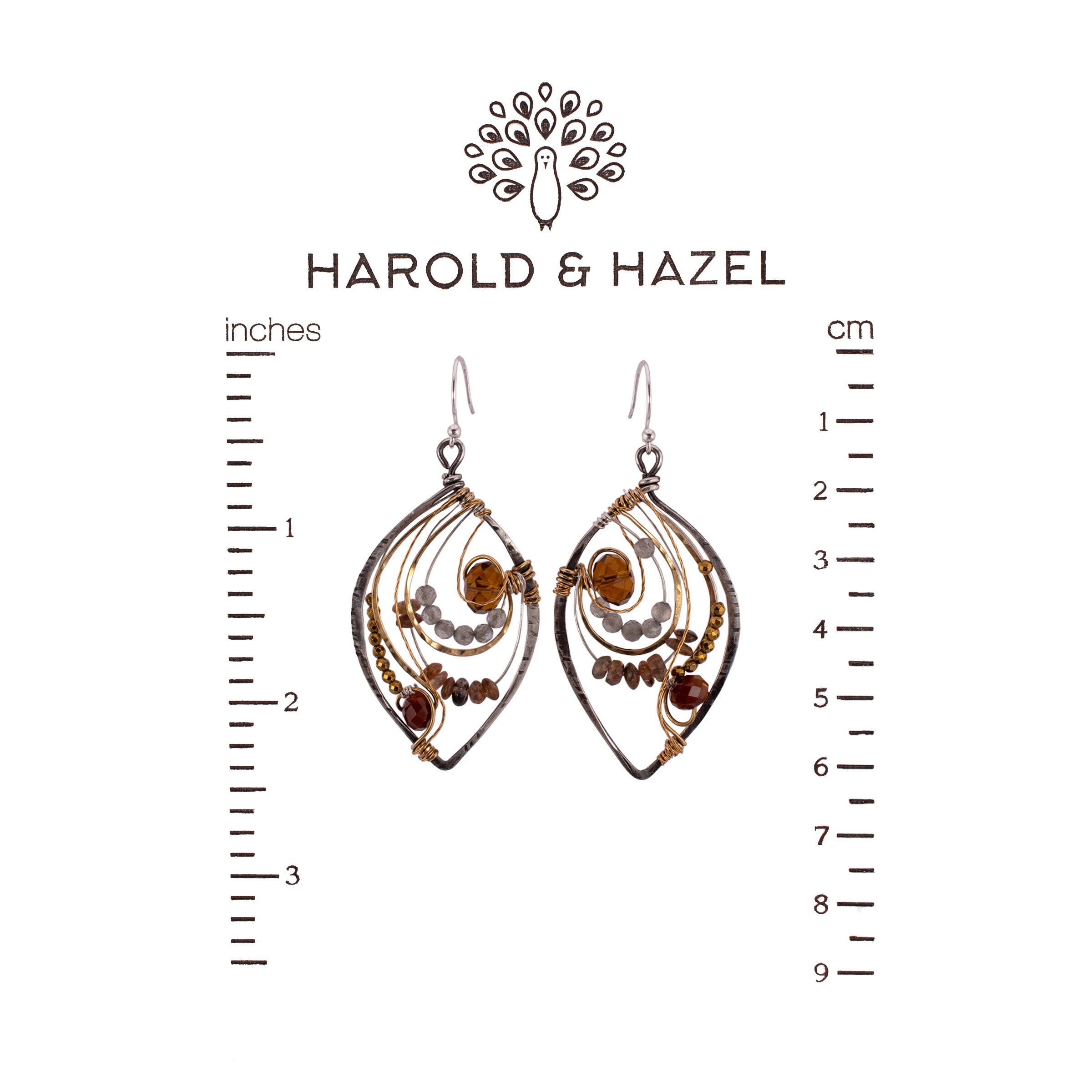 Ember Leaf Earrings