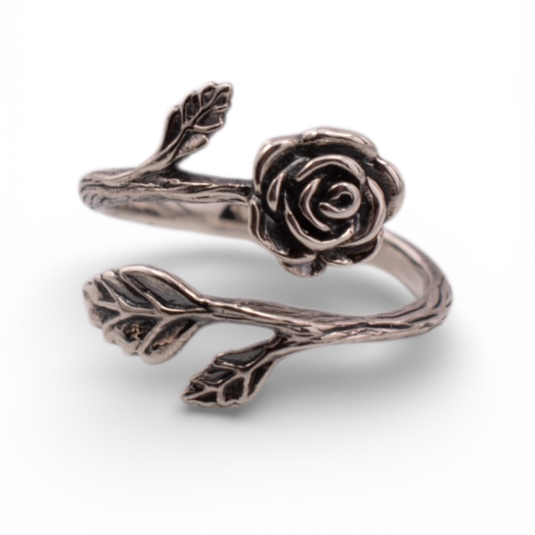 Wild Rose Adjustable Ring