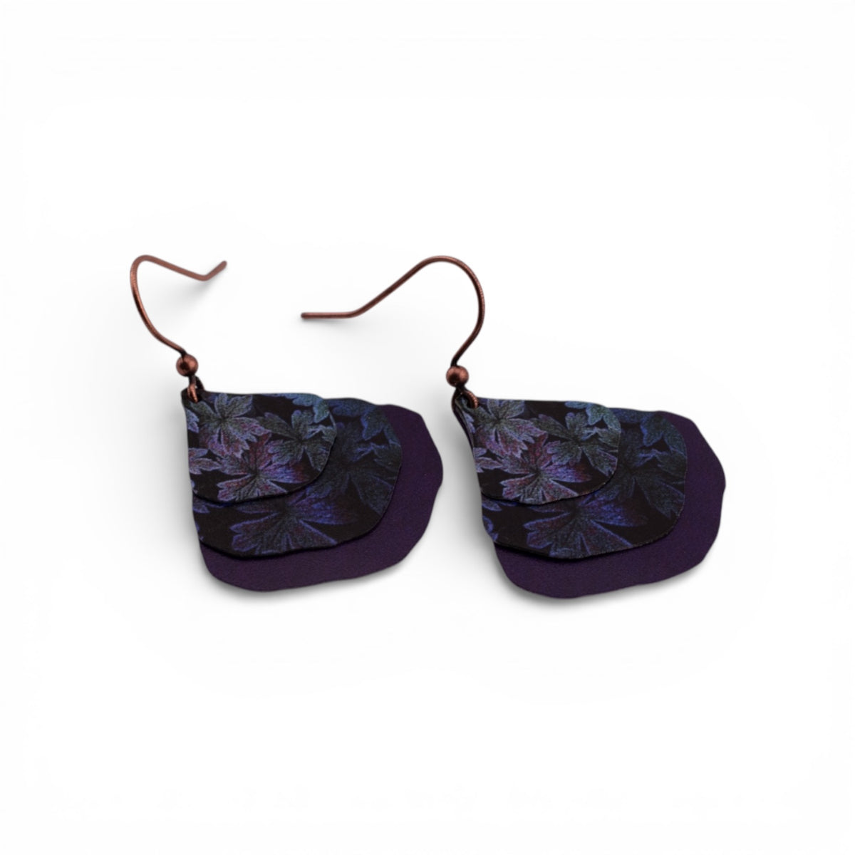 Nocturne in Plum Earrings