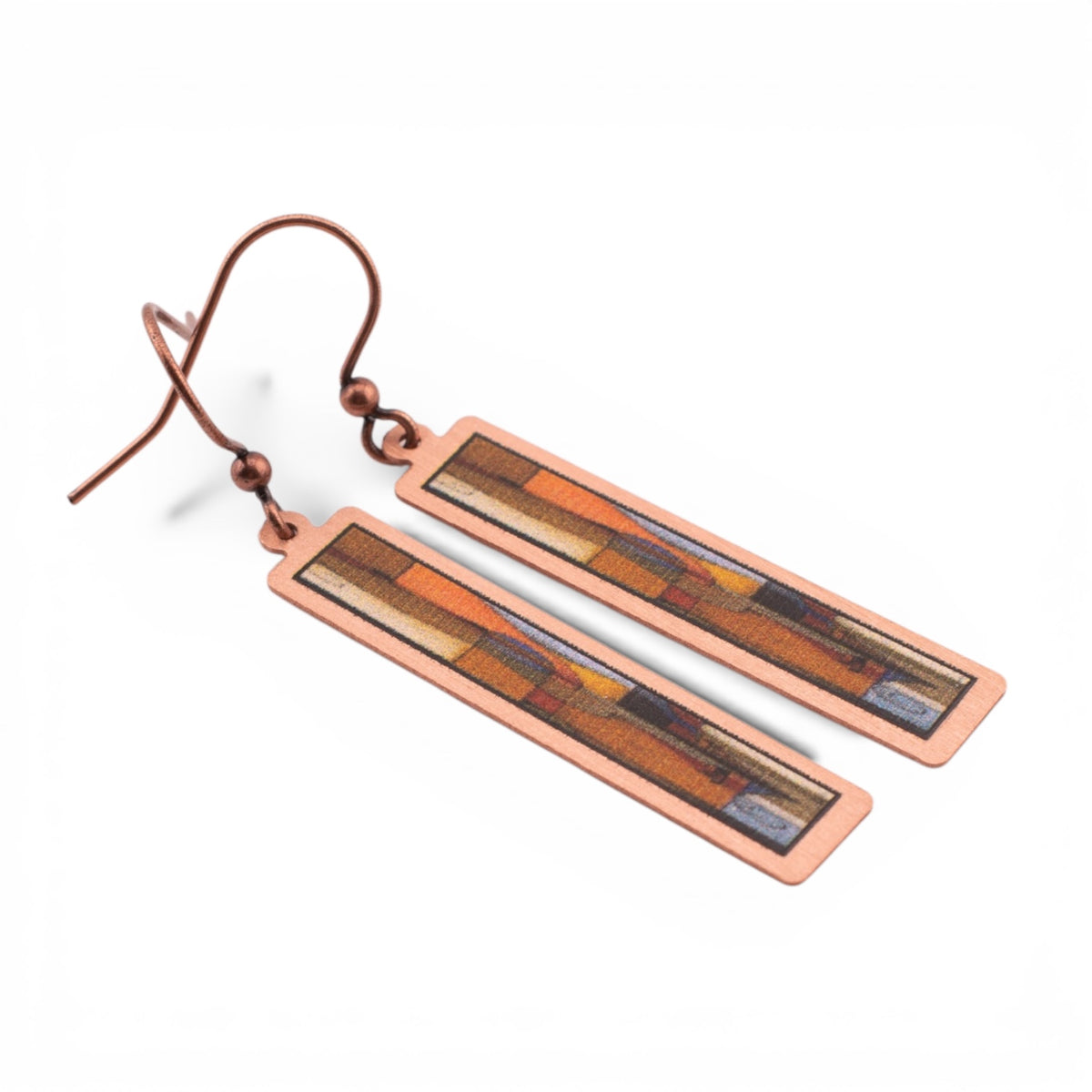 Composition in Ochre Earrings