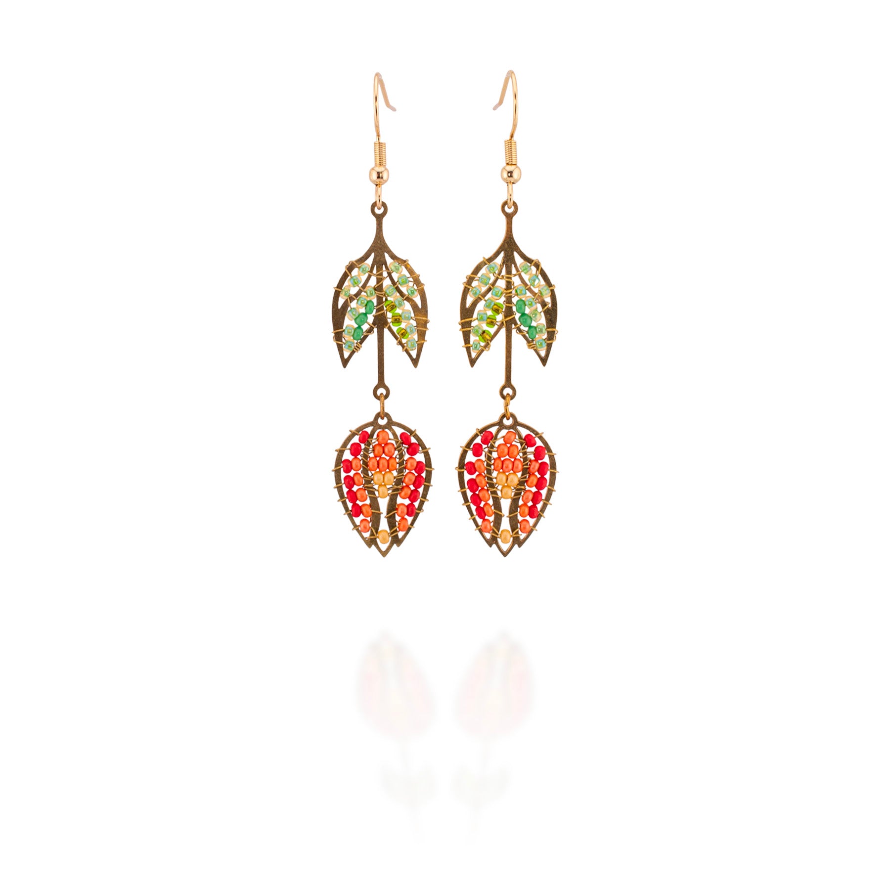 Windflower Earrings (Sunset Bloom)