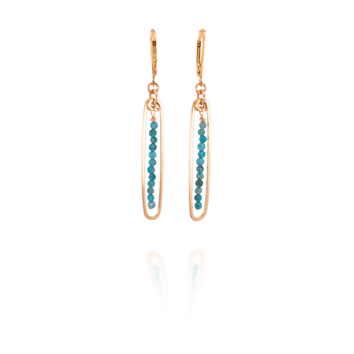 Lyric Earrings (Blue Topaz)
