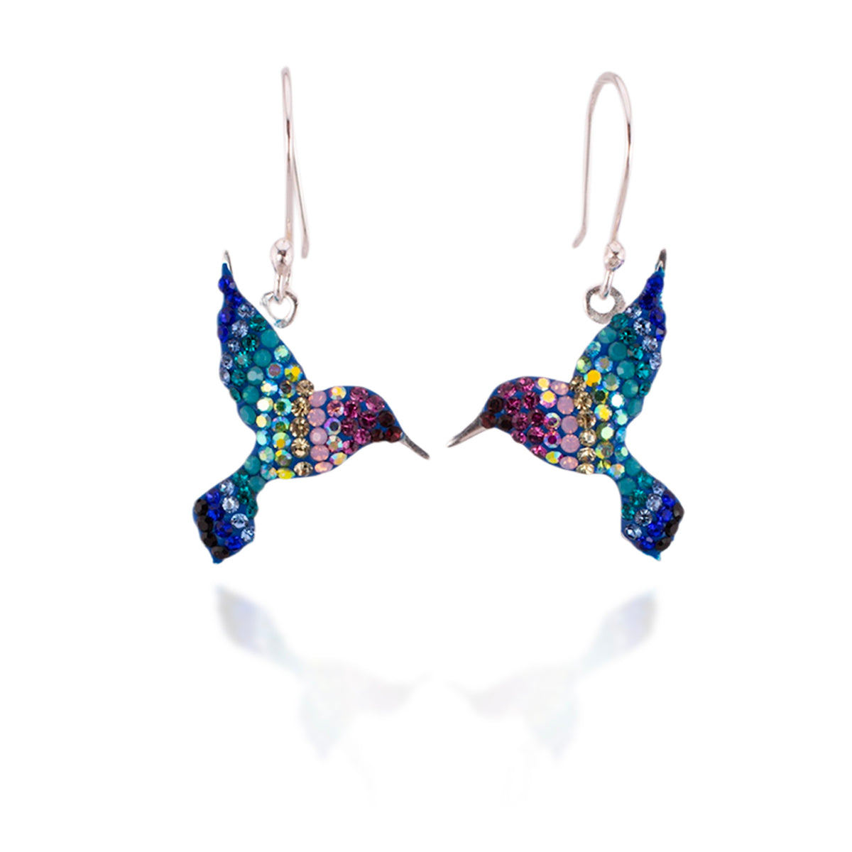 Hummingbird Earrings (Aurora)