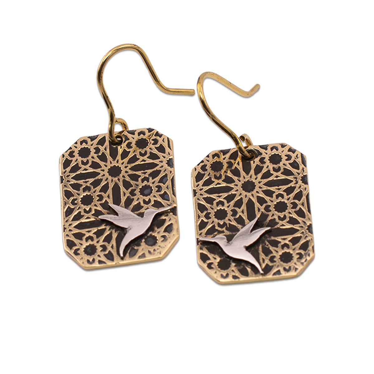 Hummingbird Deco Earrings