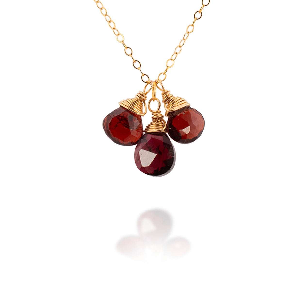 Crimson Cascade Necklace