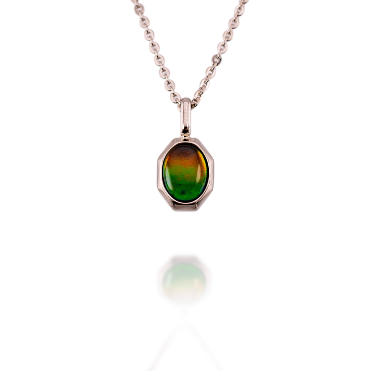 Ammolite Oval Pendant (Final Sale)