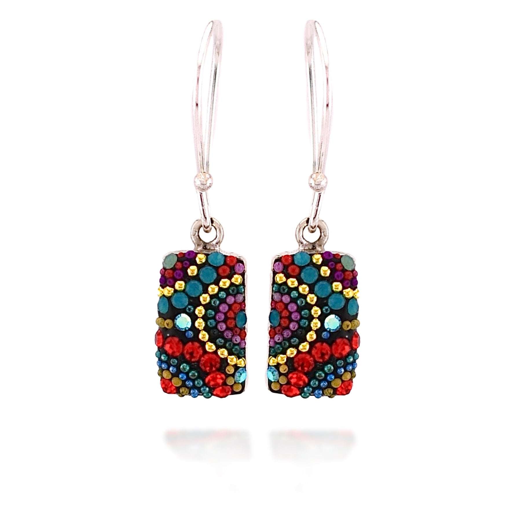 Petite Sparkle Streak Earrings (Kaleidescope) Mosaico Jewels Harold & Hazel