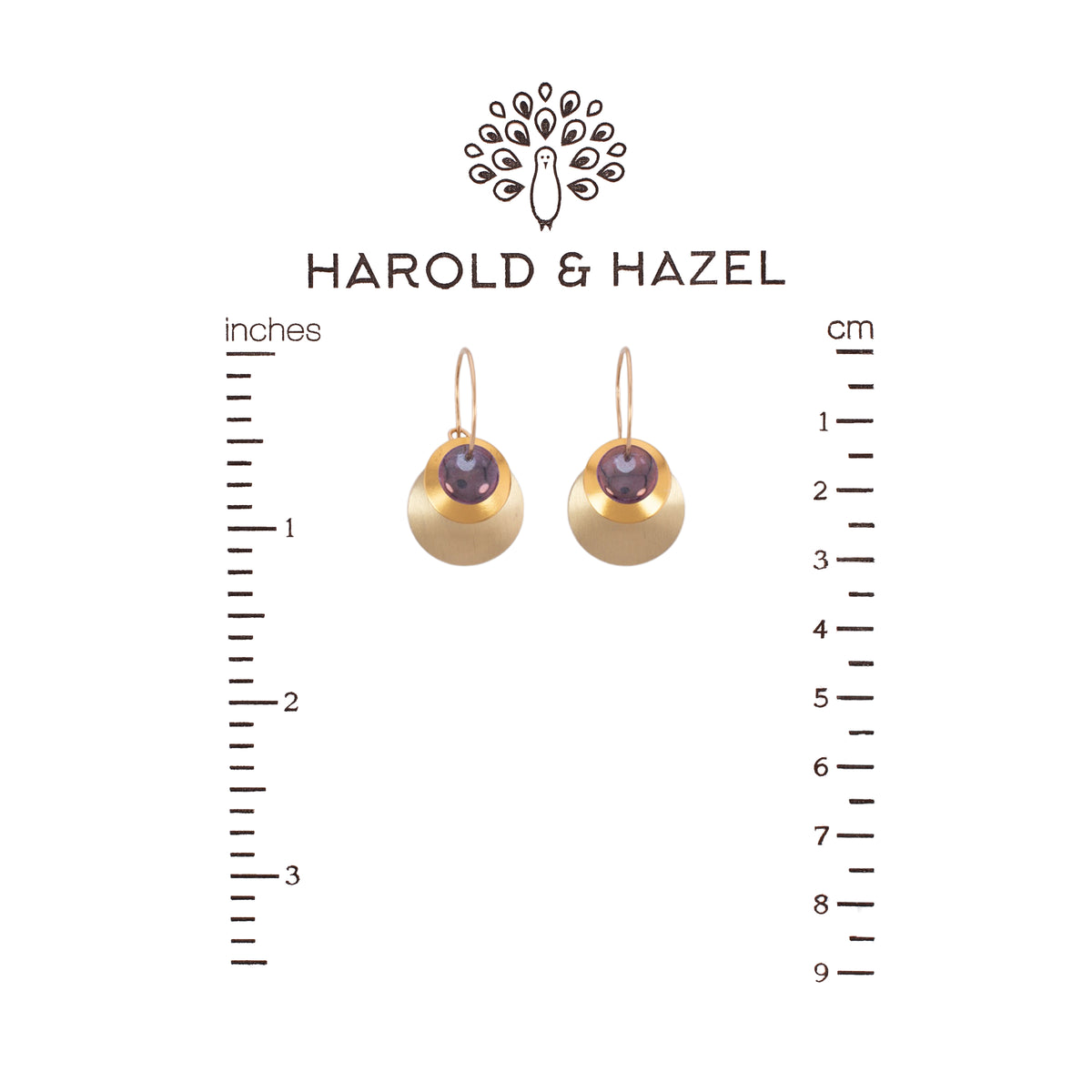 Bead Stackers Interchangeable Earrings (Gold)