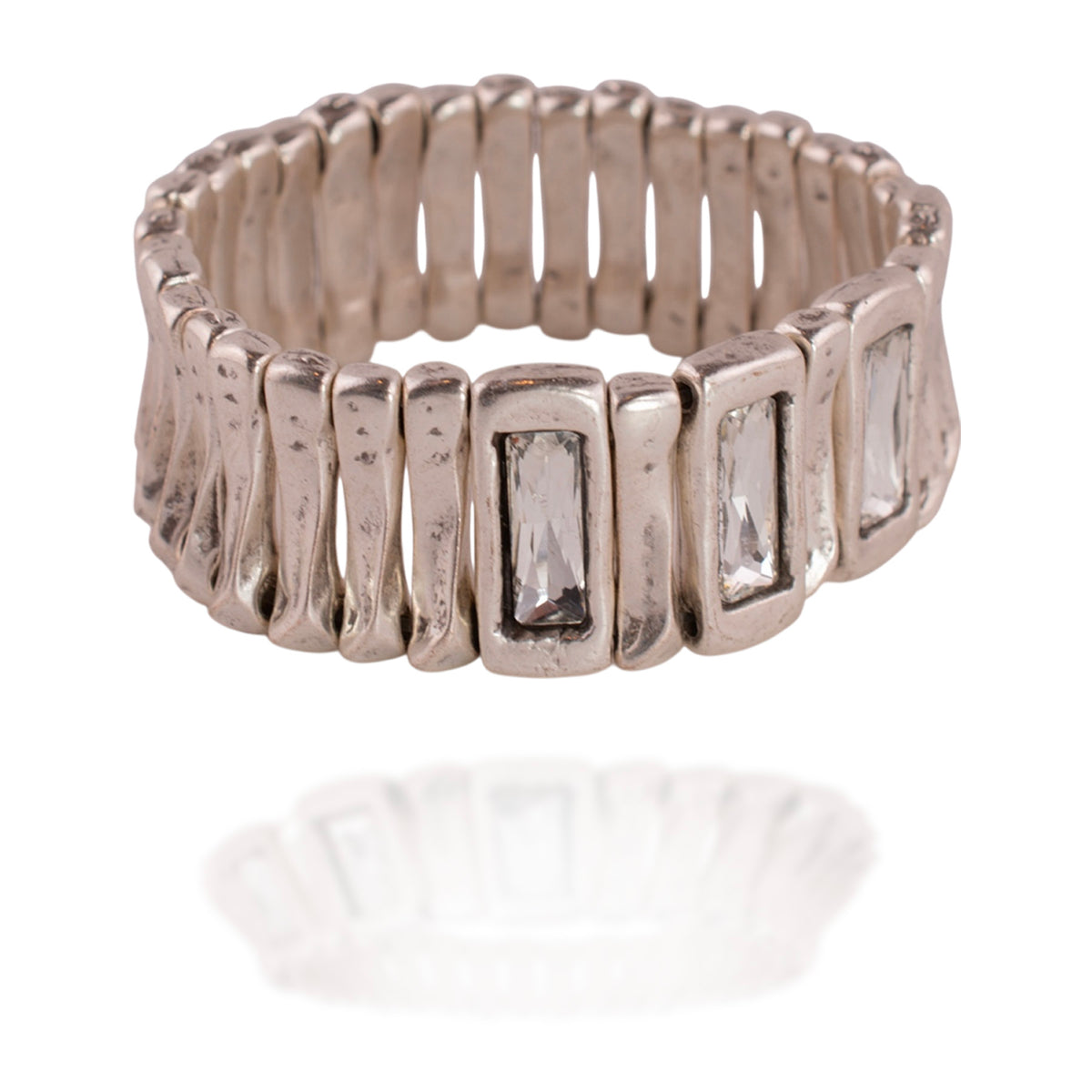 Steel & Sparkle Bracelet