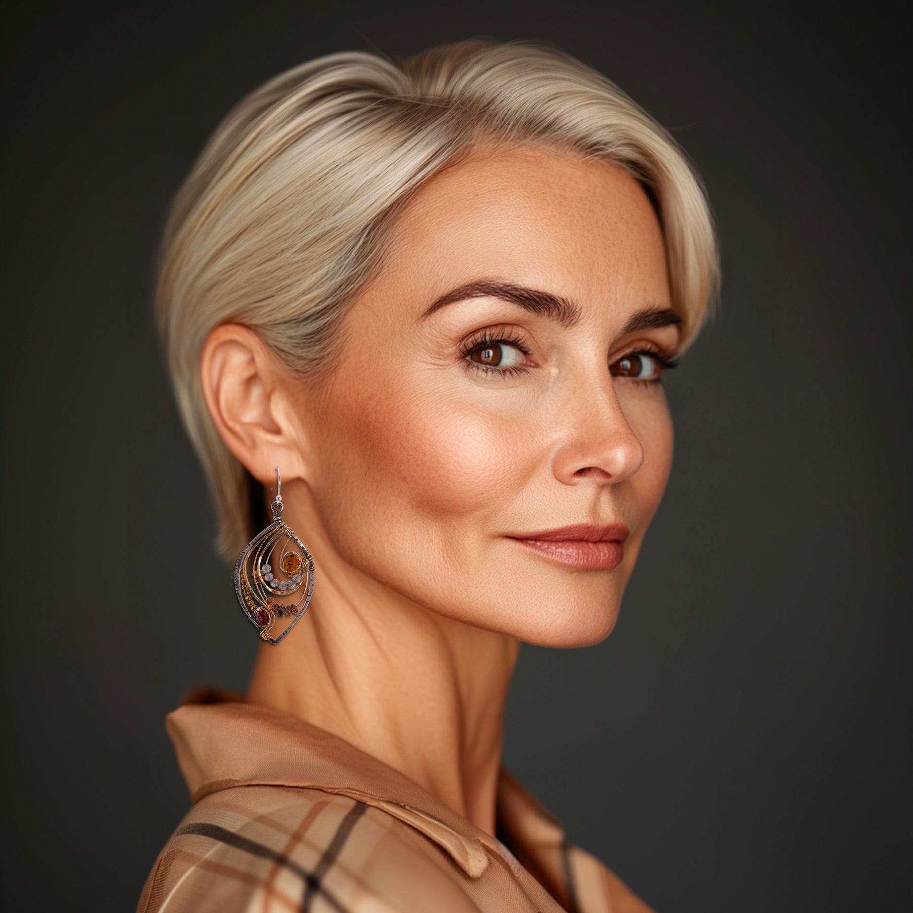 Ember Leaf Earrings