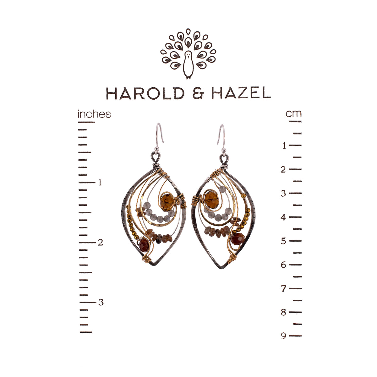 Ember Leaf Earrings