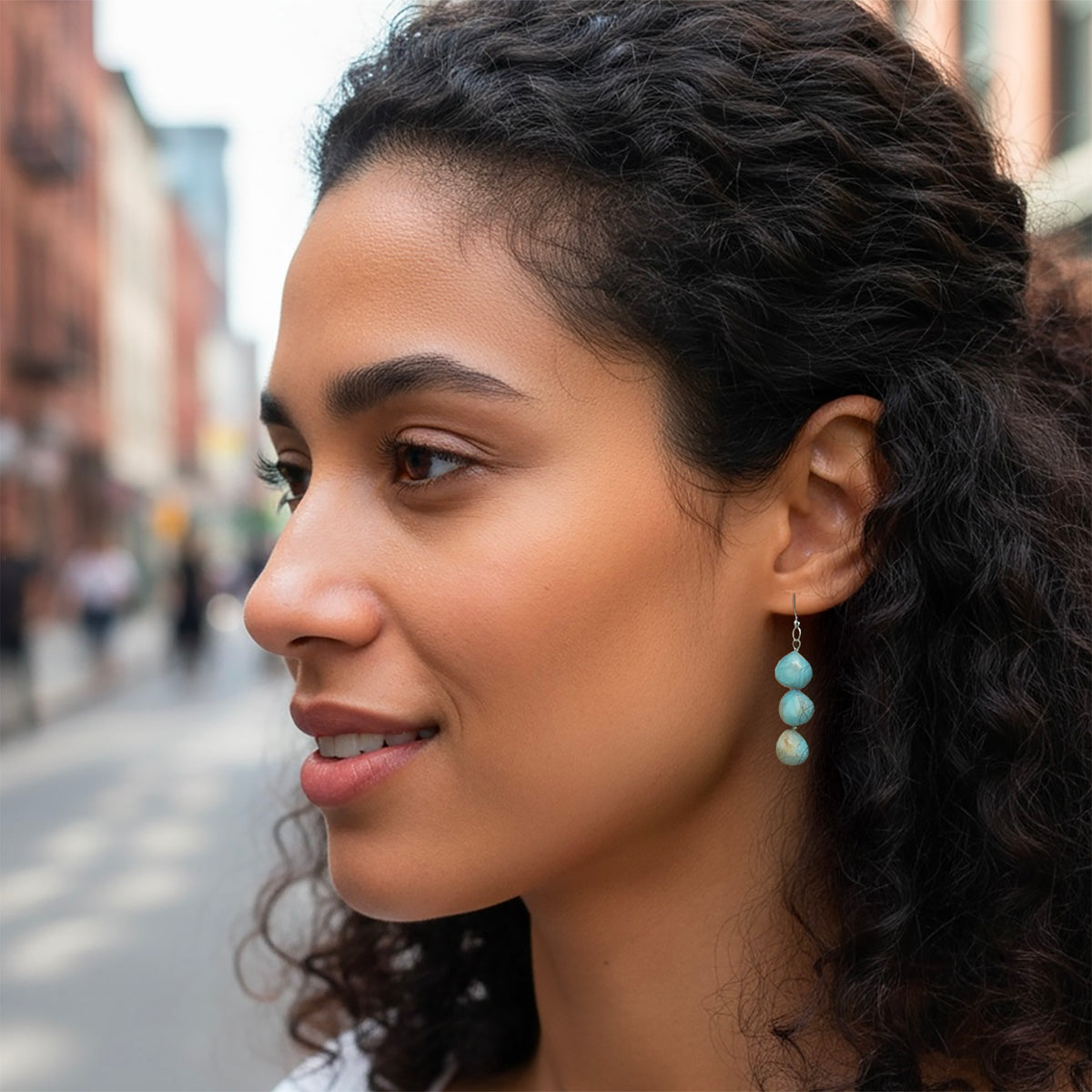 Peruvian Opal Drift Earrings