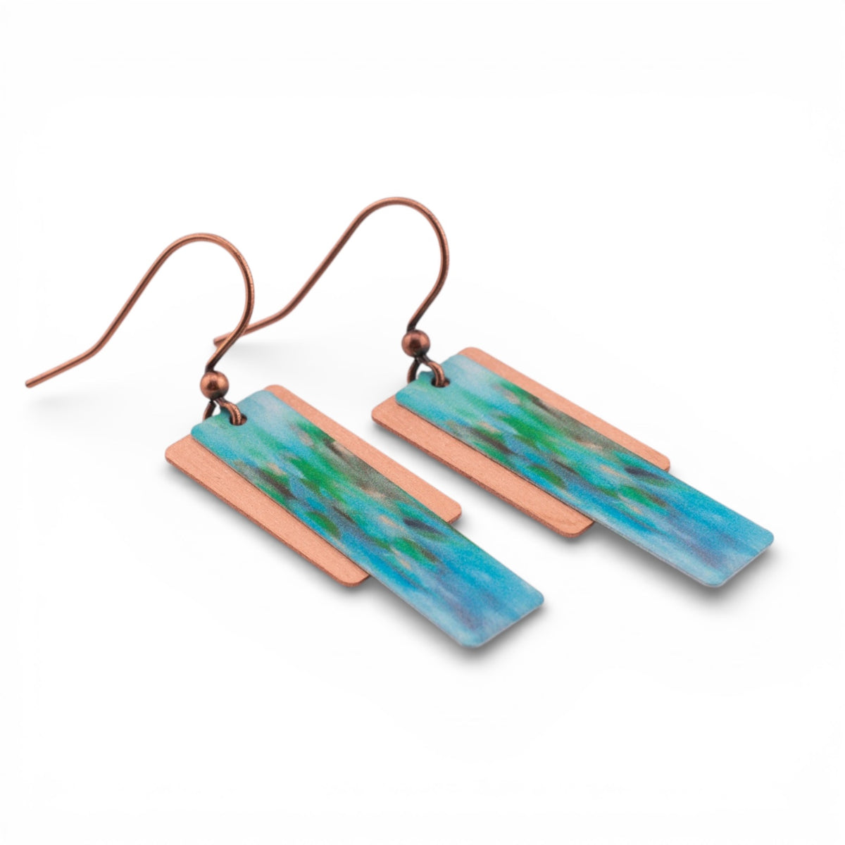 Aqua Current Earrings