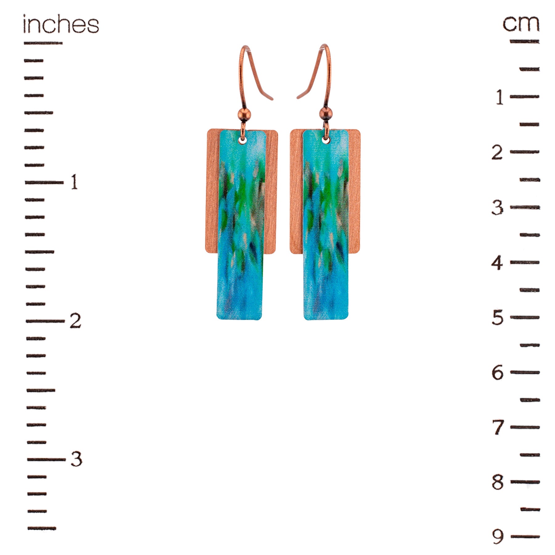 Aqua Current Earrings