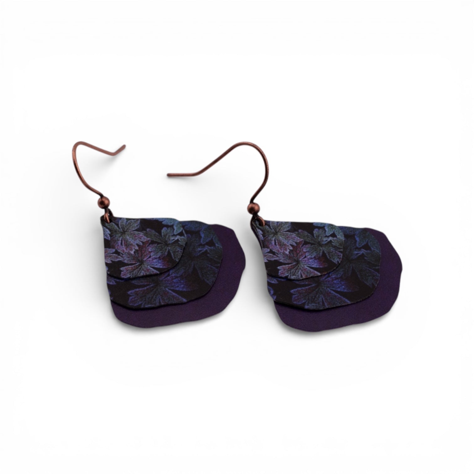Nocturne in Plum Earrings