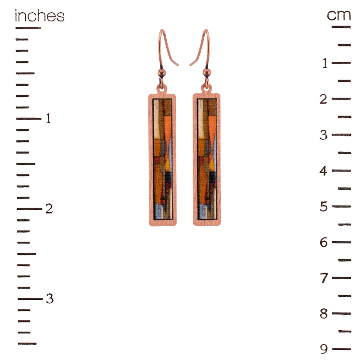 Composition in Ochre Earrings
