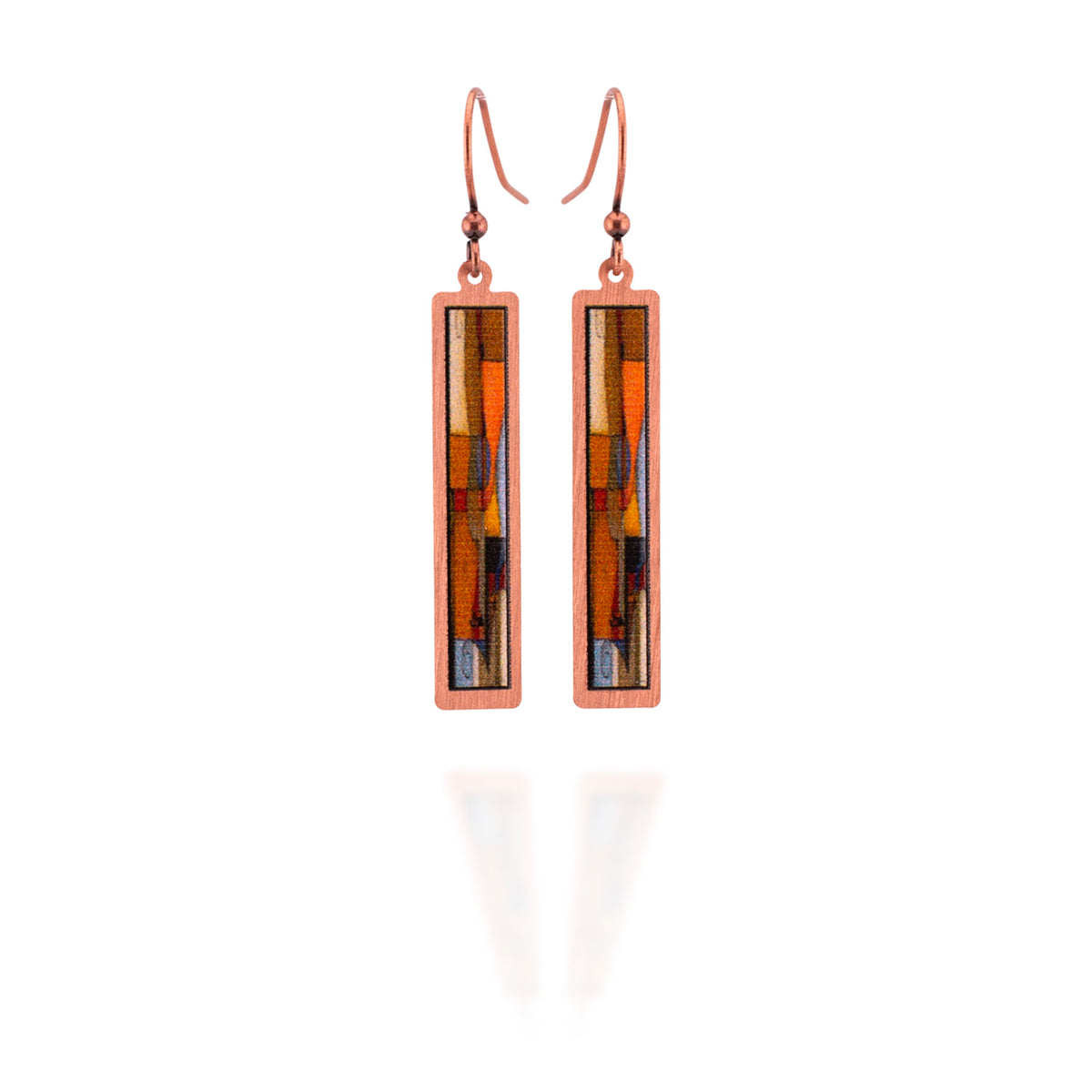 Composition in Ochre Earrings
