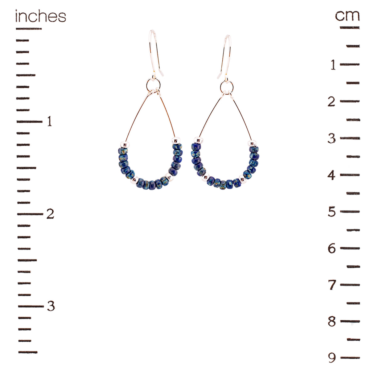 Riverbend Earrings (Deep Blue)