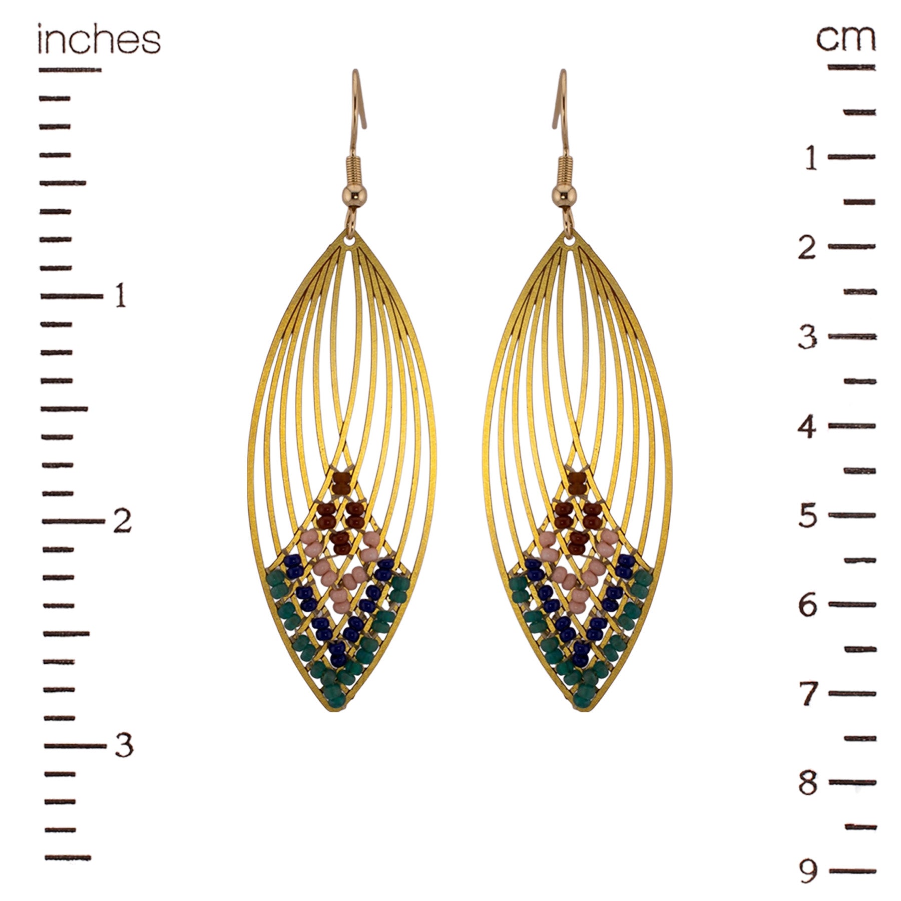 Zephyr Earrings (Ocean Current)