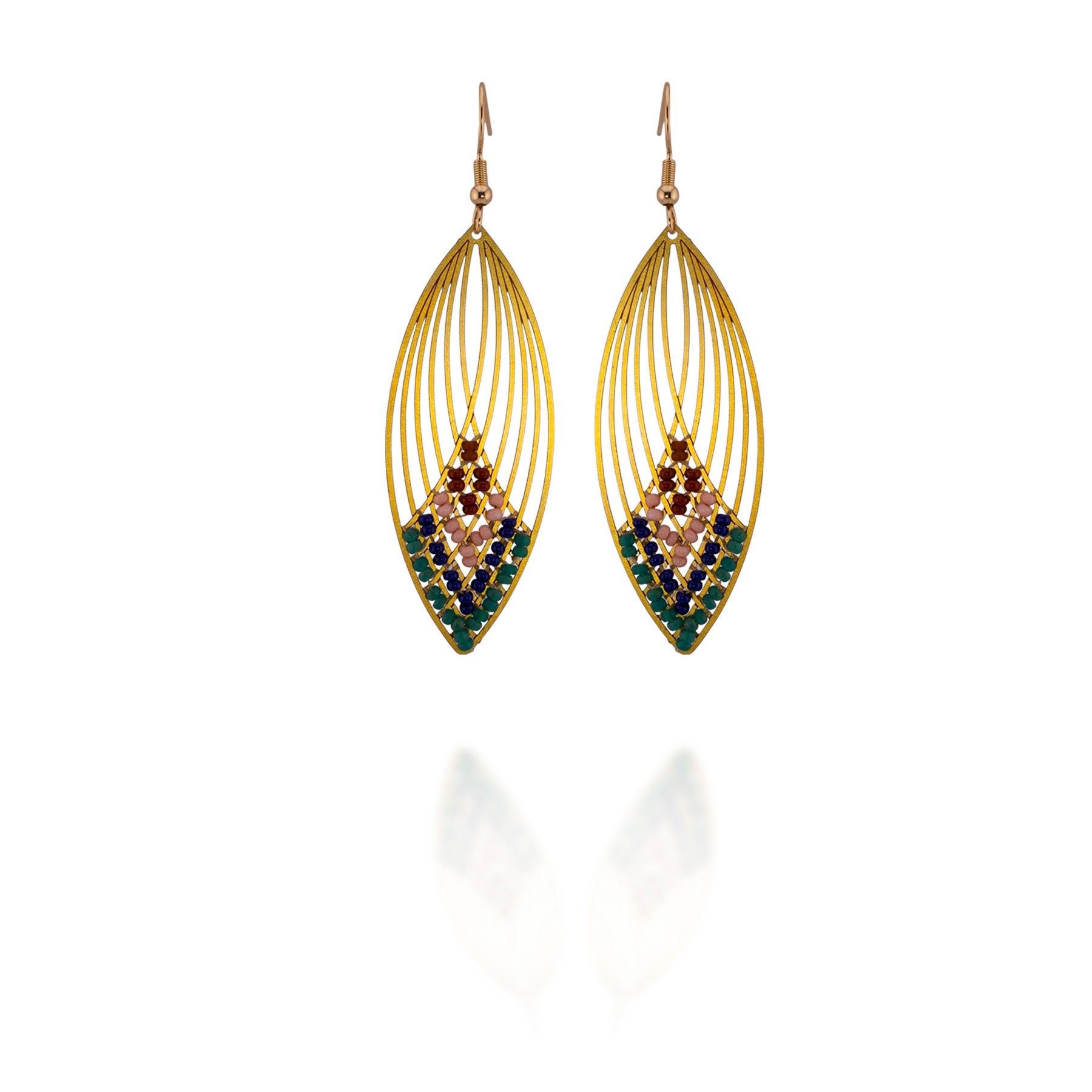 Zephyr Earrings (Ocean Current)