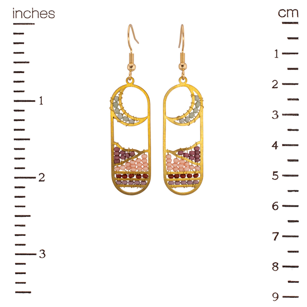 Moonrise Earrings (Desert Blush)
