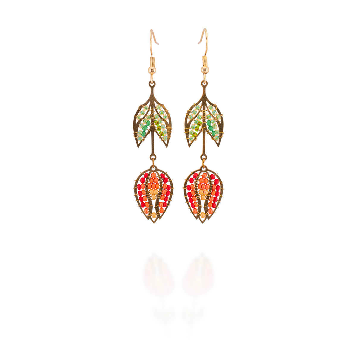 Windflower Earrings (Sunset Bloom)