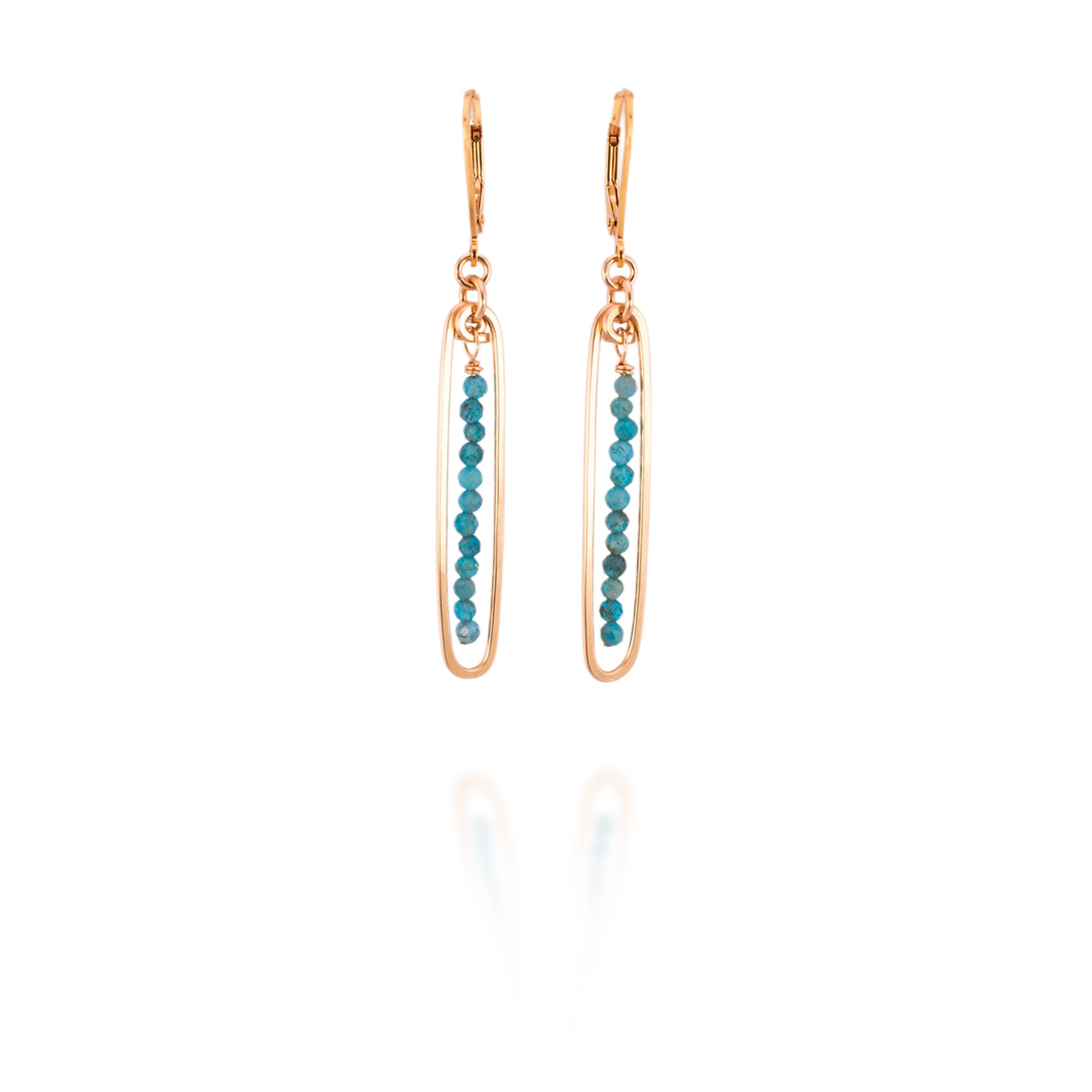 Lyric Earrings (Blue Topaz)