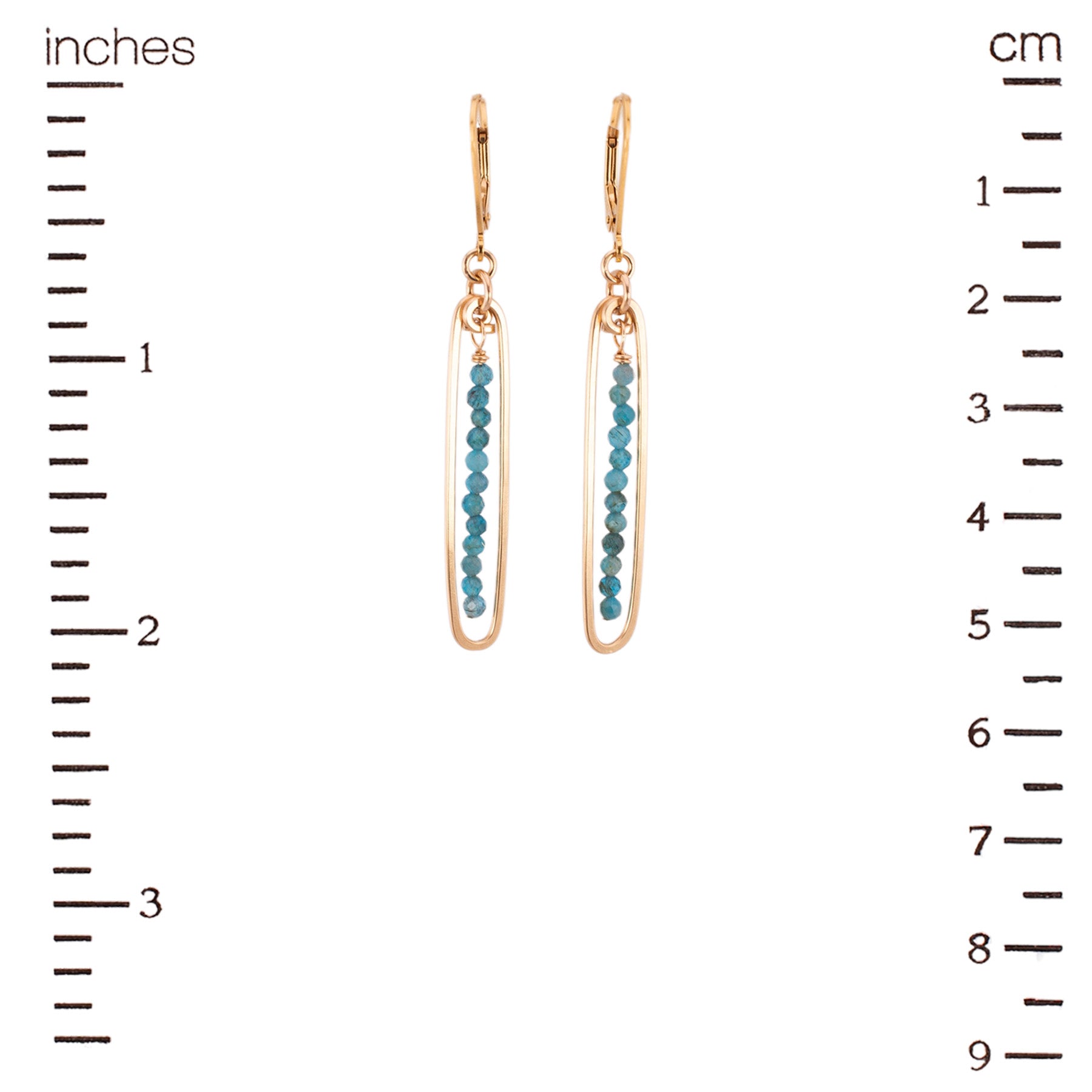 Lyric Earrings (Blue Topaz)
