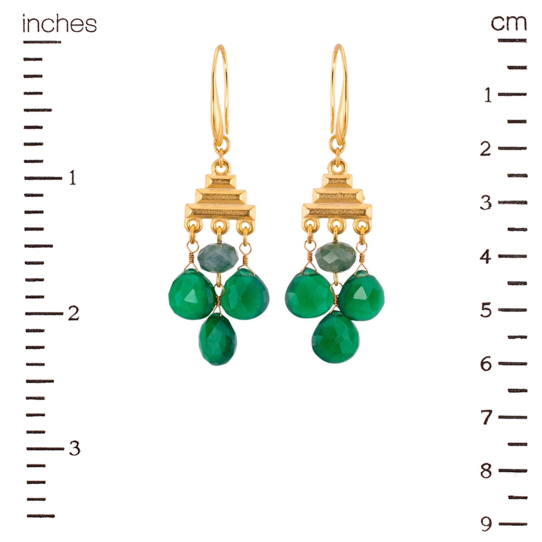 Jade Pagoda Earrings