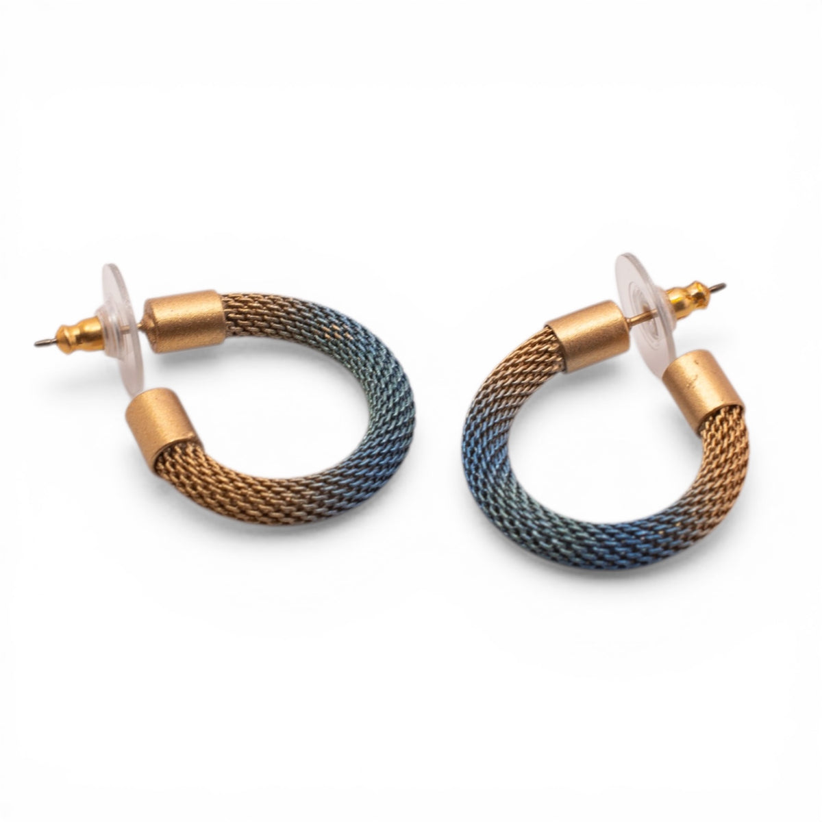 Blue Meridian Hoop Earrings