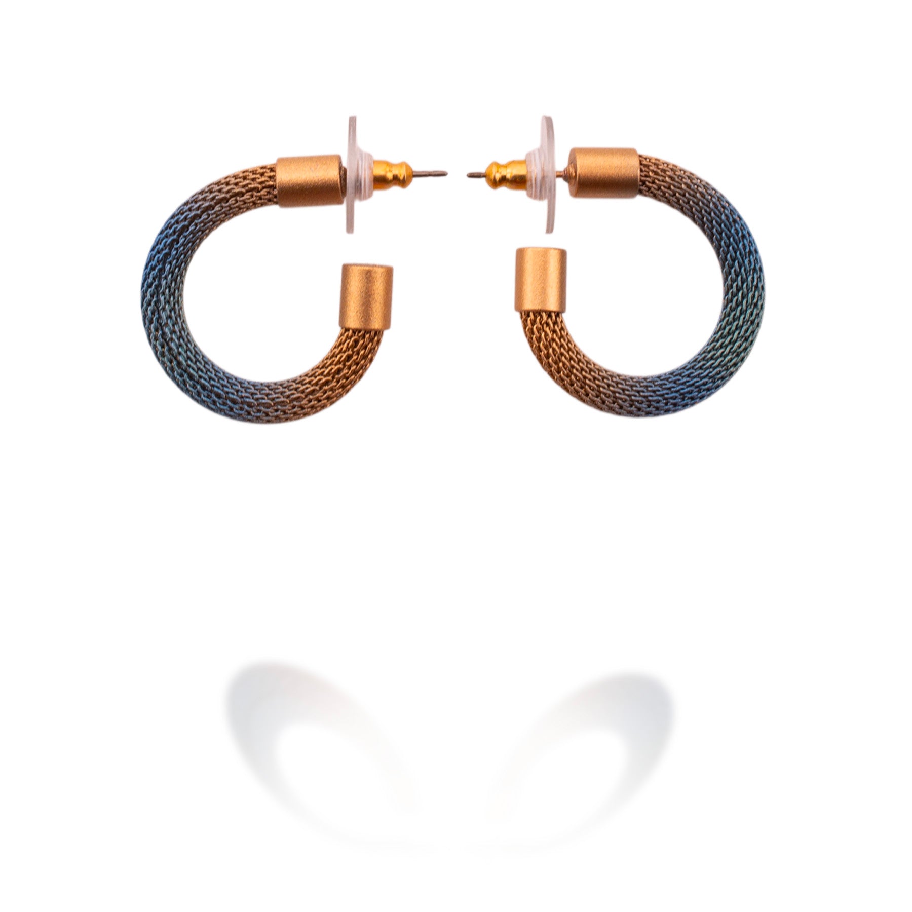 Blue Meridian Hoop Earrings