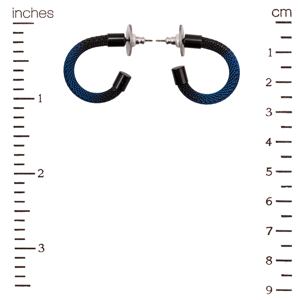 Midnight Current Hoop Earrings