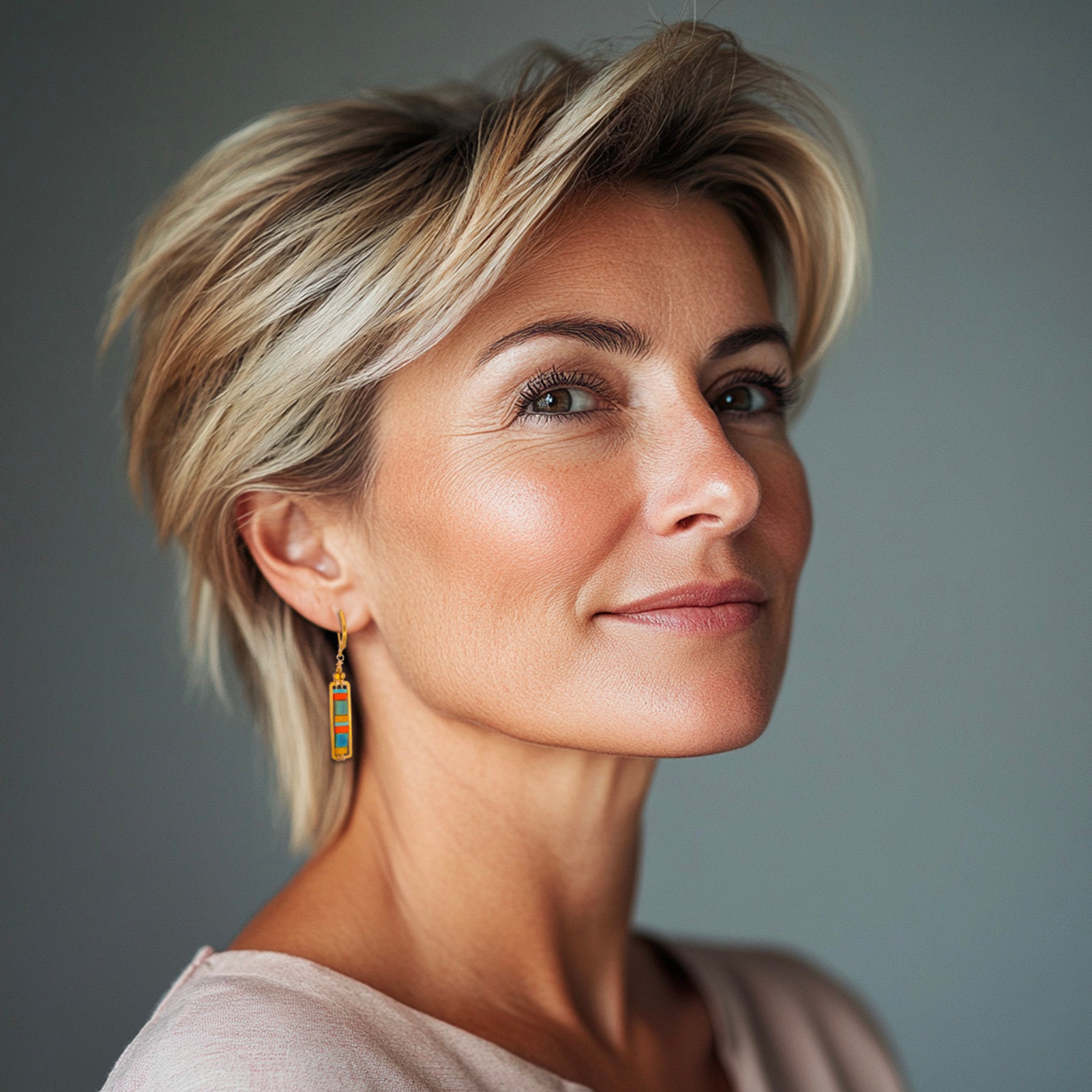 Skyline Bar Earrings (Festival)