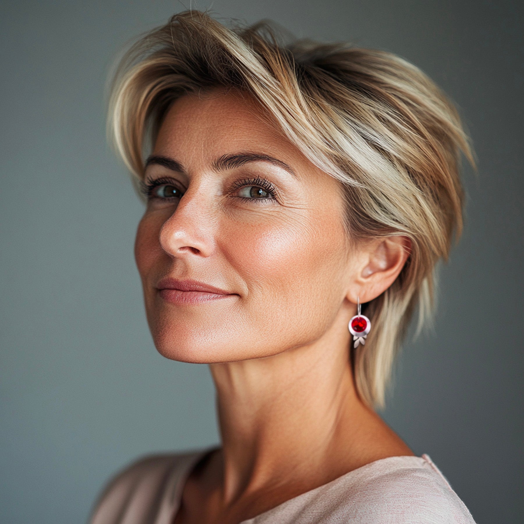 Bead Stackers Interchangeable Earrings (Leaf)