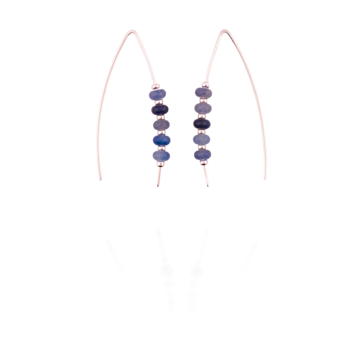 Blue Jeans Threader Earrings