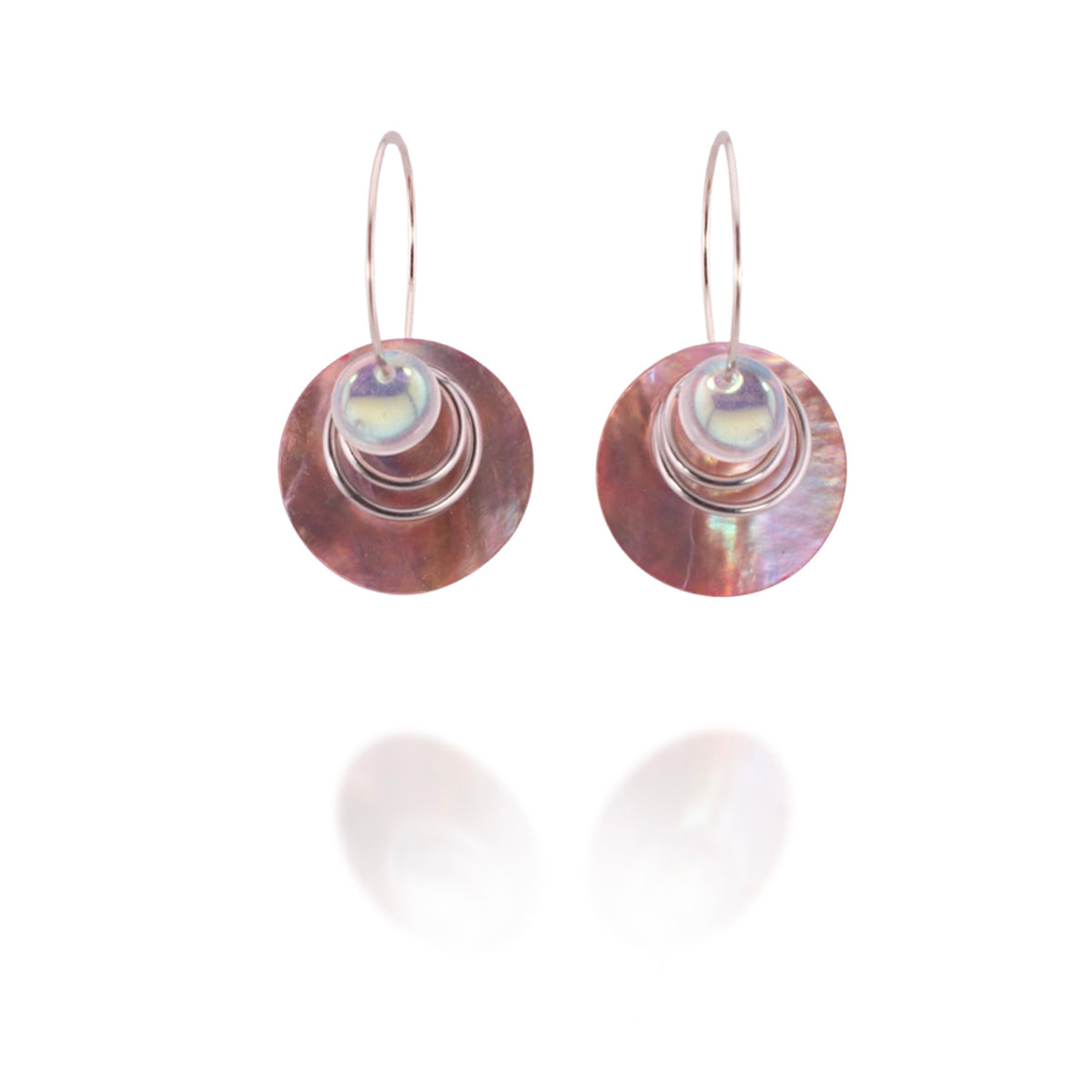Bead Stackers Interchangeable Earrings (Shell)