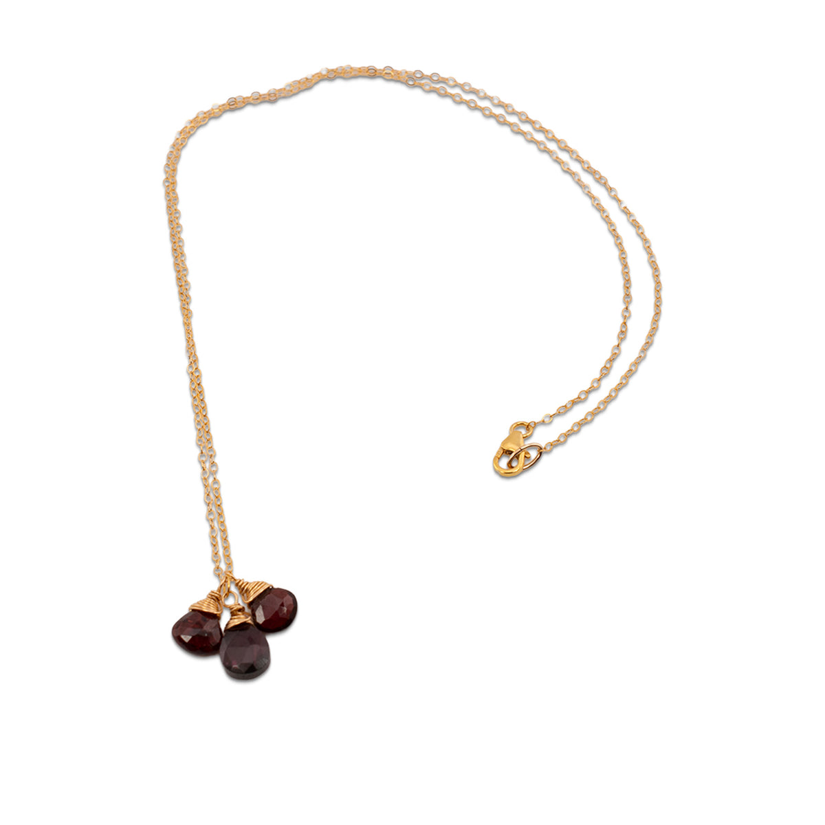 Crimson Cascade Necklace