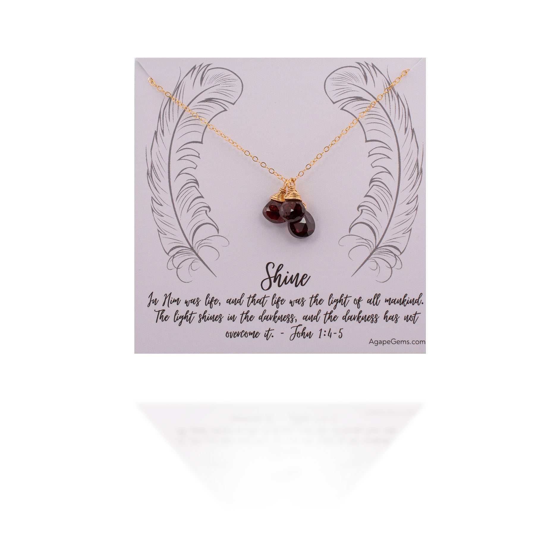 Crimson Cascade Necklace