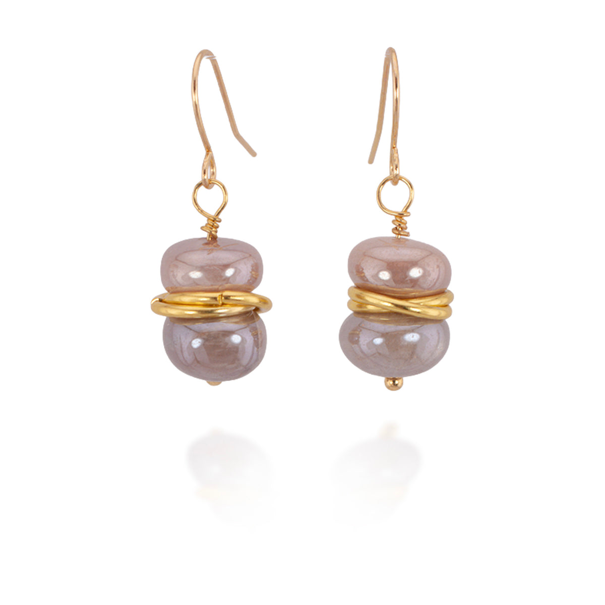 Rose Fog Earrings